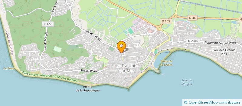 localisation de l'entreprise MAX ELOUAN à LA TRANCHE-SUR-MER