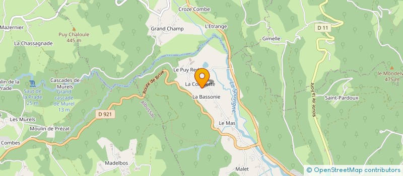 localisation de l'entreprise MAX ENERGIES  SAINT-CHAMANT