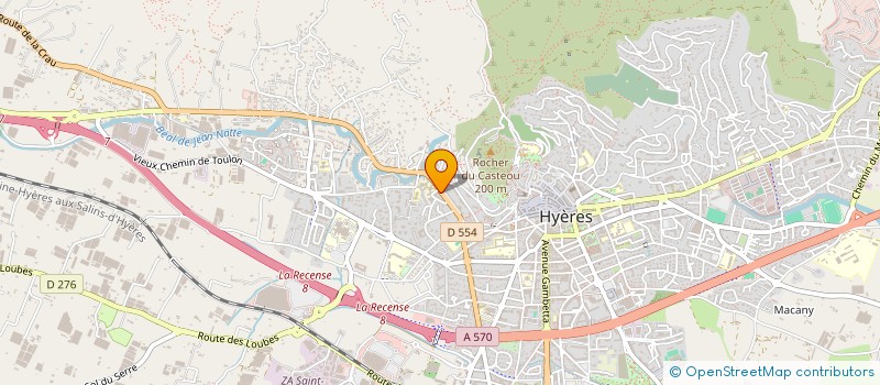 localisation de l'entreprise MAX ET CLOE  HYERES