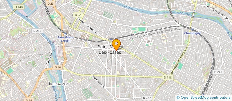 localisation de l'entreprise MAX ET LINE à SAINT-MAUR-DES-FOSSES