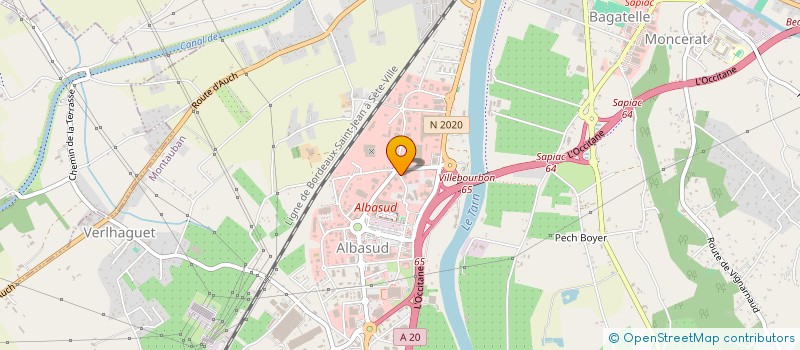 localisation de l'entreprise MAX FRANK SAS  MONTAUBAN