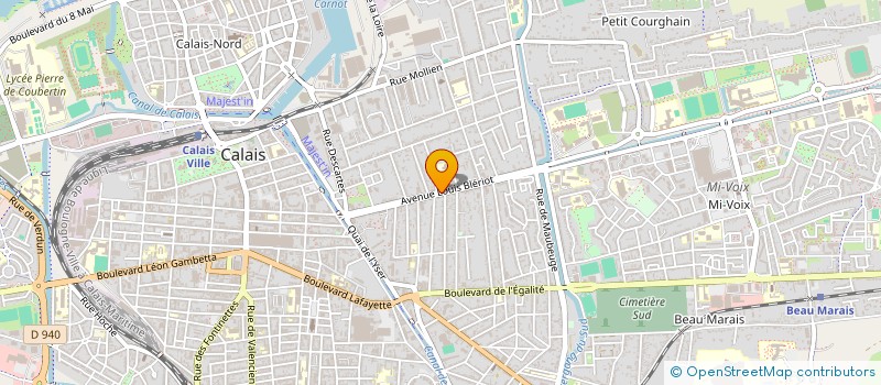localisation de l'entreprise MAX-GARAGE à CALAIS