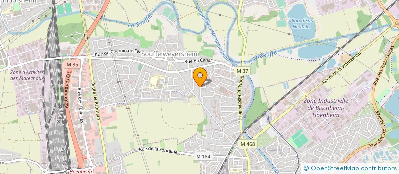 localisation de l'entreprise MAX HYGIENE SERVICES 3D - AS DE PIC EST à STRASBOURG