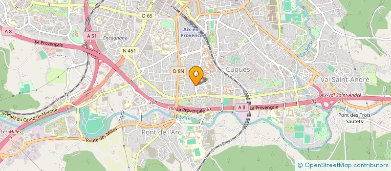 localisation de l'entreprise MAX'IM à AIX-EN-PROVENCE