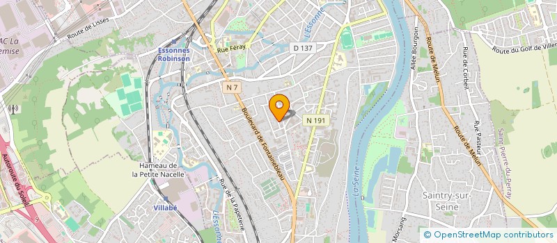 localisation de l'entreprise MAX IMMO 23 à CORBEIL-ESSONNES