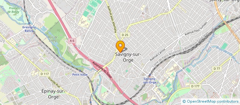 localisation de l'entreprise MAX IMMO à SAVIGNY-SUR-ORGE
