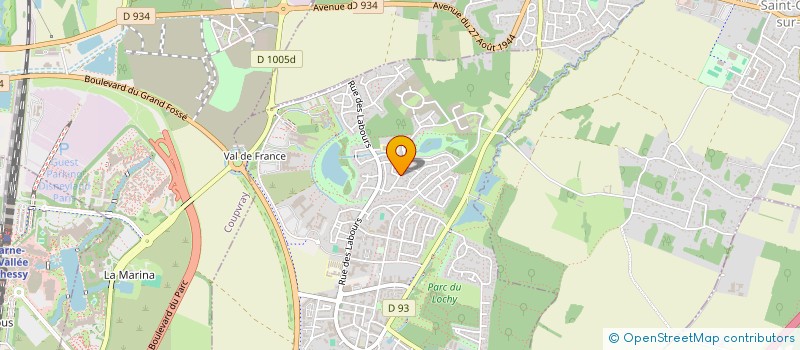 localisation de l'entreprise MAX IMMO  MAGNY-LE-HONGRE