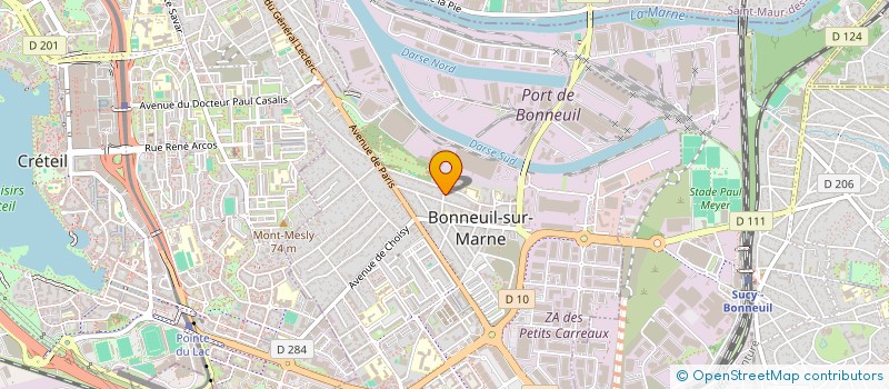 localisation de l'entreprise MAX IMMO à BONNEUIL-SUR-MARNE