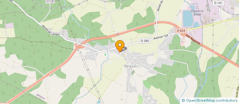 localisation de l'entreprise MAX IMMO  BEGAAR