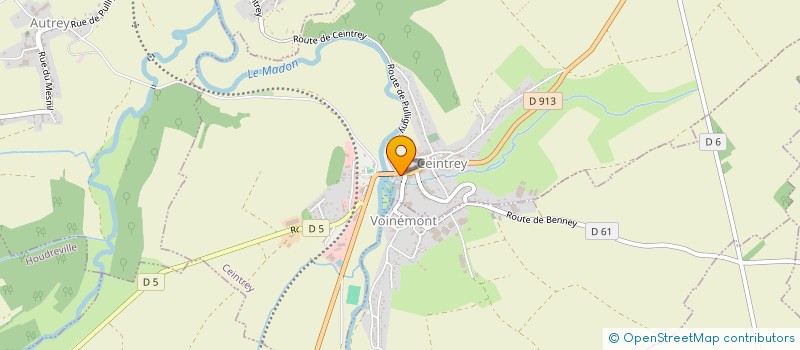 localisation de l'entreprise MAX IMMOBILIER  CEINTREY