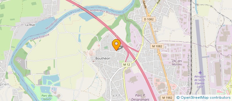 localisation de l'entreprise MAX'IN CARRELAGE  ANDREZIEUX-BOUTHEON