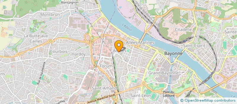 localisation de l'entreprise MAX INVESTISSEMENTS à BAYONNE