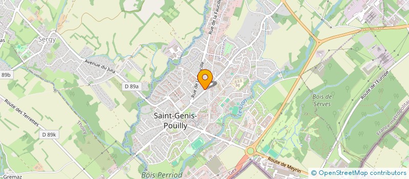localisation de l'entreprise MAX-JACQUET à SAINT-GENIS-POUILLY