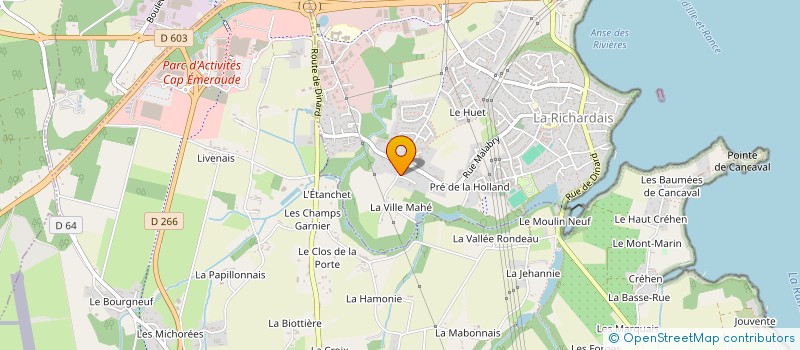 localisation de l'entreprise MAX JUJU  LA RICHARDAIS