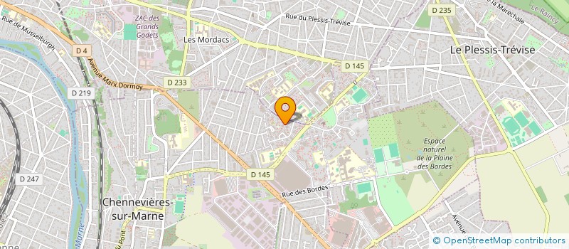 localisation de l'entreprise MAX LOGISTIQUE  CHENNEVIERES-SUR-MARNE