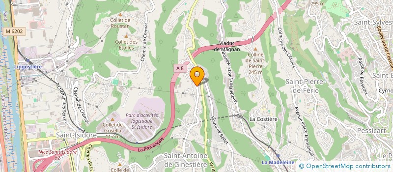 localisation de l'entreprise MAX MEDIA à NICE
