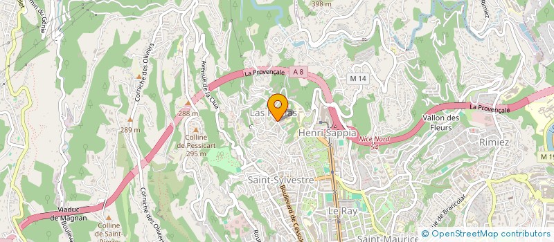 localisation de l'entreprise MAX MOTORS à NICE