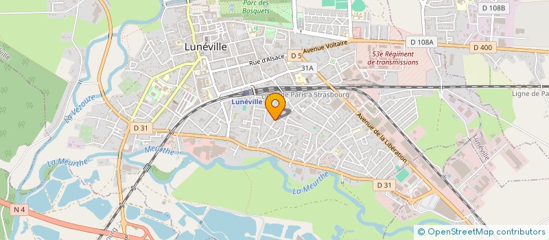 localisation de l'entreprise MAX N CO  LUNEVILLE