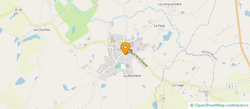 localisation de l'entreprise MAX'N SAI  LARGEASSE