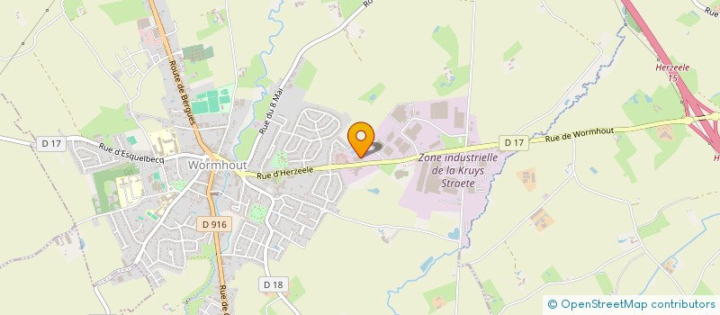 localisation de l'entreprise MAX'ORE  WORMHOUT
