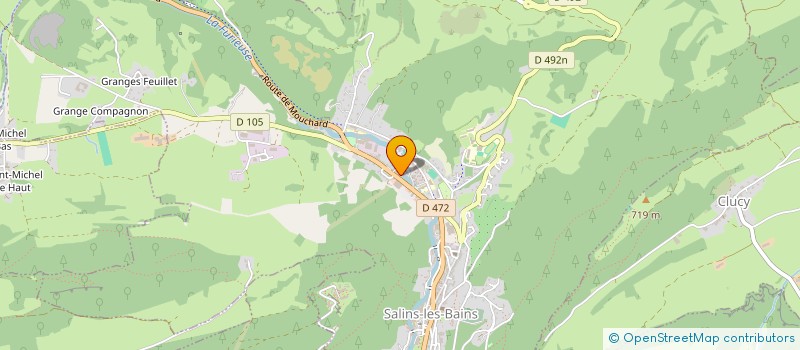 localisation de l'entreprise MAX PETOT  SALINS-LES-BAINS