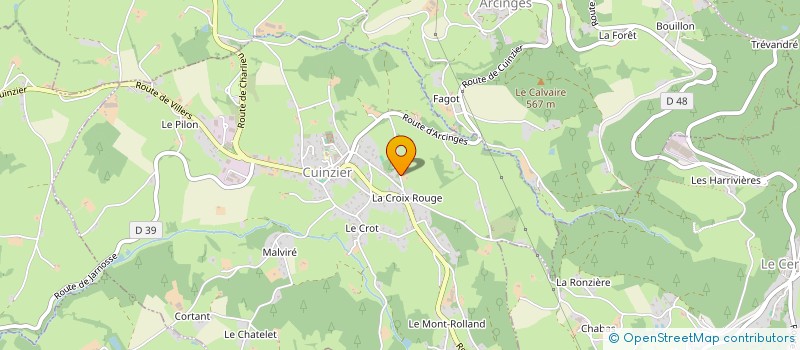 localisation de l'entreprise MAX RACING TEAM  LE CERGNE