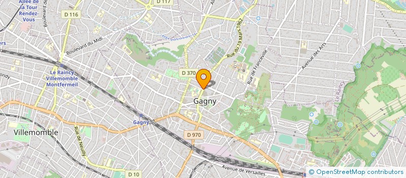 localisation de l'entreprise MAX SECURITE à GAGNY