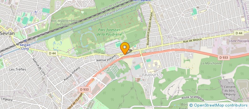 localisation de l'entreprise MAX SECURITE  VAUJOURS