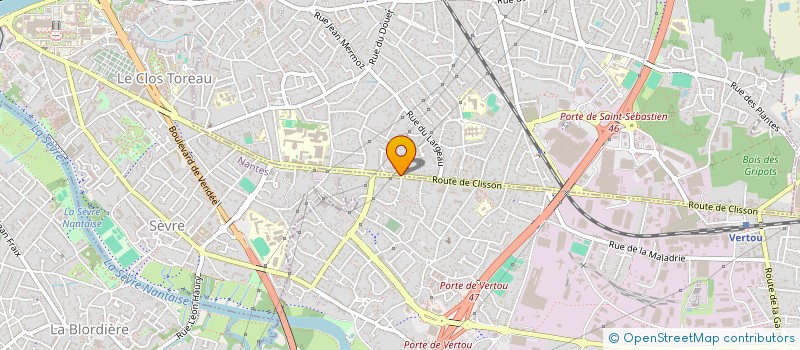 localisation de l'entreprise MAX-SUB à SAINT-SEBASTIEN-SUR-LOIRE