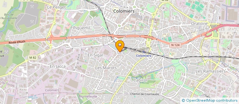 localisation de l'entreprise MAX TAXI 31 à COLOMIERS