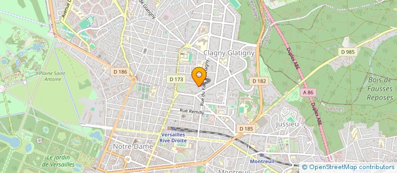 localisation de l'entreprise MAX TERRE LIB SANTE à VERSAILLES