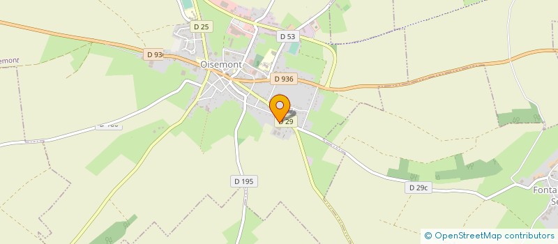 localisation de l'entreprise MAX TP 80 à OISEMONT