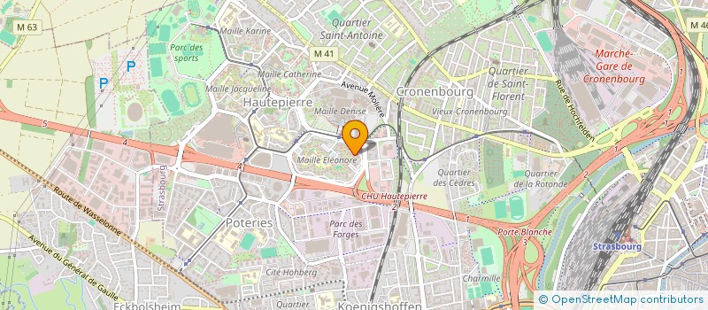 localisation de l'entreprise MAX V.T.C à STRASBOURG