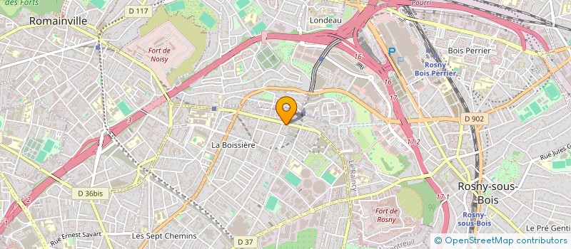 localisation de l'entreprise MAX & VINS à MONTREUIL