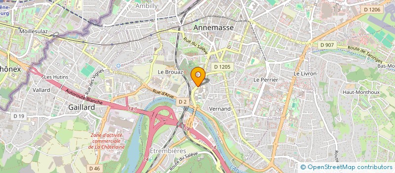 localisation de l'entreprise MAXA à ANNEMASSE