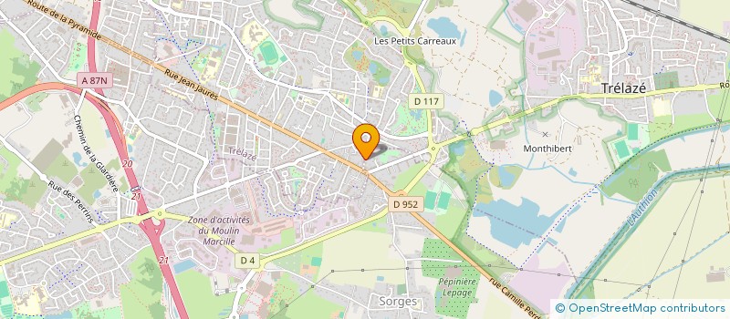 localisation de l'entreprise MAXA  LES PONTS-DE-CE