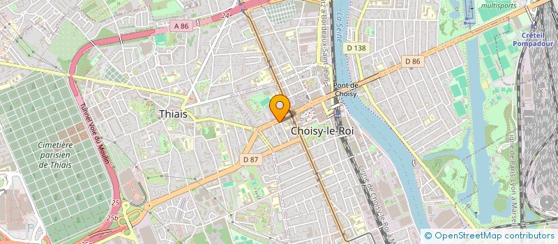 localisation de l'entreprise MAXA à CHOISY-LE-ROI