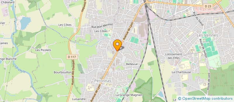 localisation de l'entreprise MAXA à VIRIAT