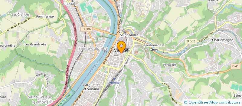 localisation de l'entreprise MAXAFI à VIENNE