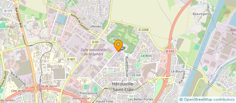localisation de l'entreprise MAXAL à HEROUVILLE-SAINT-CLAIR