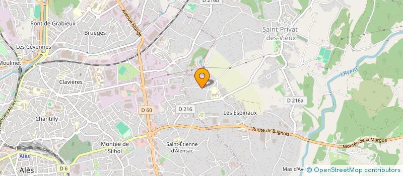 localisation de l'entreprise MAXAL  SAINT-PRIVAT-DES-VIEUX