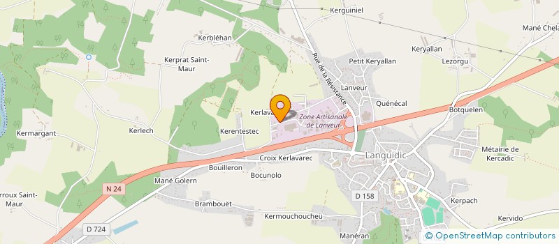 localisation de l'entreprise MAXAL  LANGUIDIC