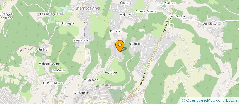 localisation de l'entreprise MAXALA  CHAMPCEVINEL