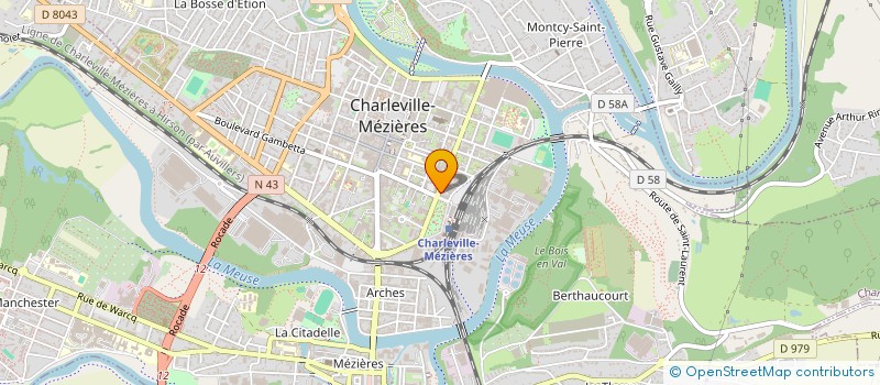 localisation de l'entreprise MAXALEX  CHARLEVILLE-MEZIERES