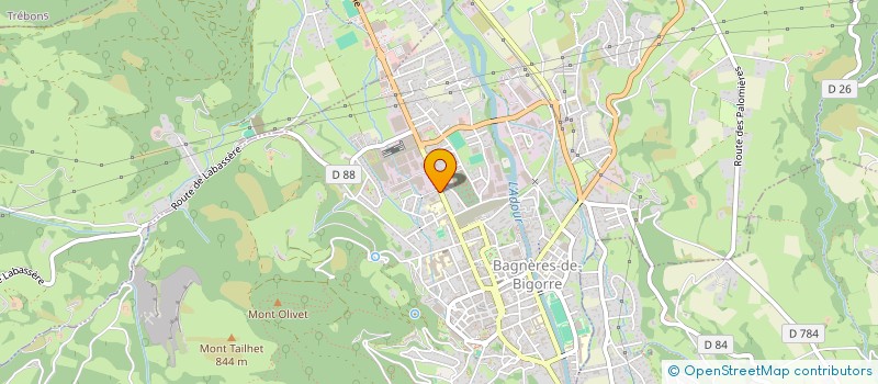 localisation de l'entreprise MAXAM  BAGNERES-DE-BIGORRE