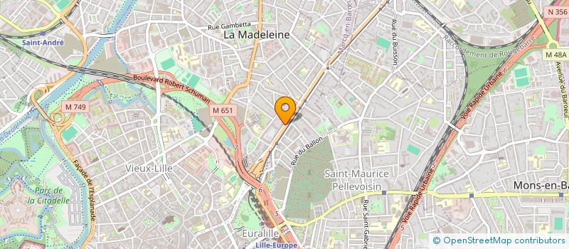 localisation de l'entreprise MAXAMA à LA MADELEINE