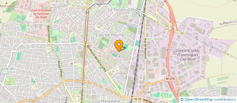 localisation de l'entreprise MAXANA DIJON à DIJON