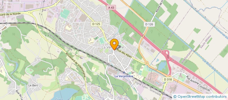 localisation de l'entreprise MAXANCE  LA VERPILLIERE