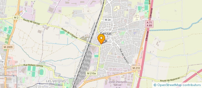 localisation de l'entreprise MAXANIE  GERZAT