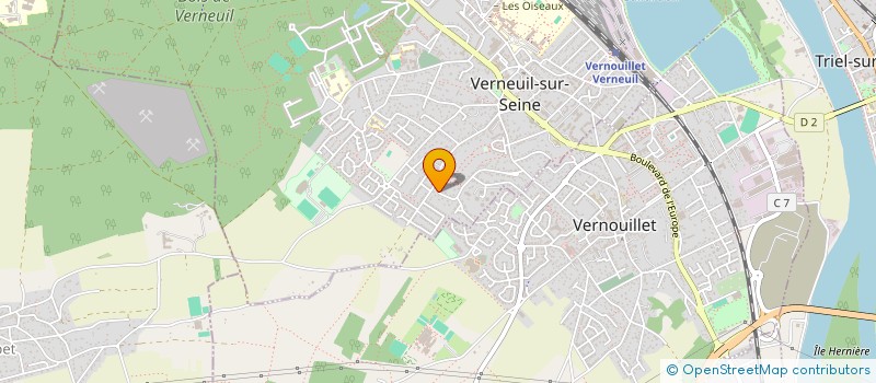 localisation de l'entreprise MAXANT  VERNEUIL-SUR-SEINE